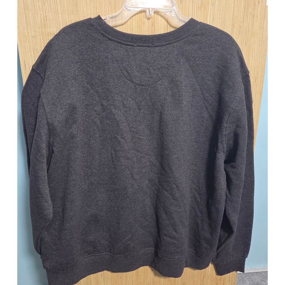 Attitude Not Included Women 3X Charcoal Grey Western Graphic Sweatshirt Pink New - Picture 3 of 4